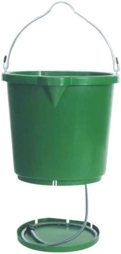 Heavy Duty Heated Flat Back Bucket 5 Gal